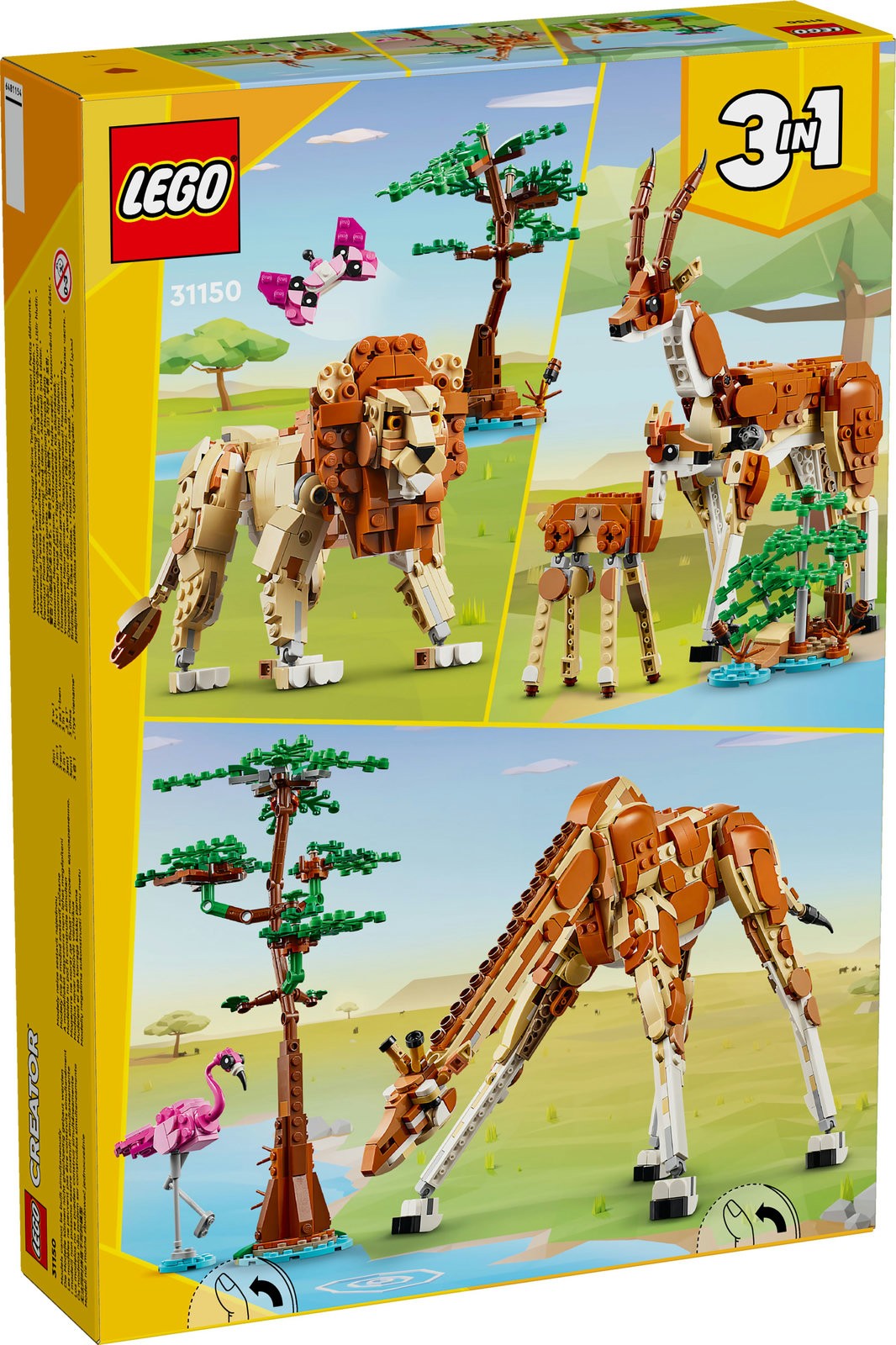 LEGO Creator 31150 Animali del Safari