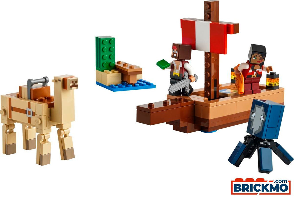 LEGO Minecraft 21259 Il Viaggio del Galeone dei Pirati