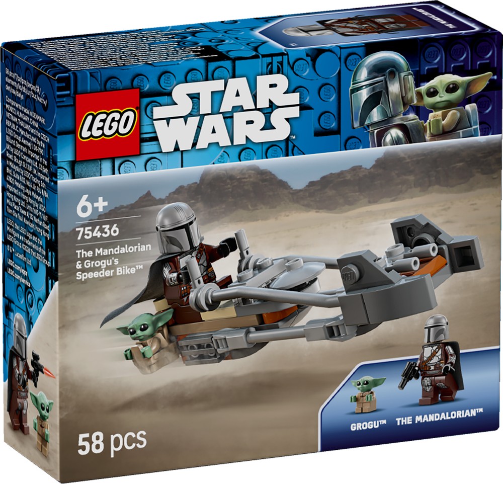 LEGO Star Wars 75436 Speeder Bike del Mandaloriano e di Grogu