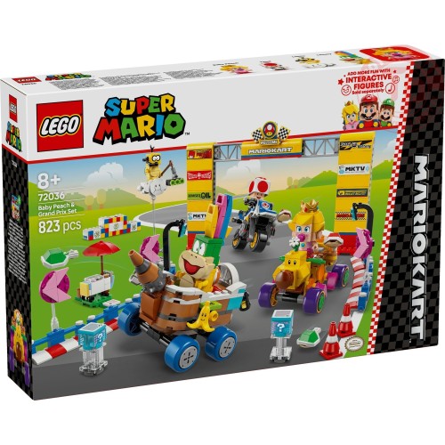 LEGO Super Mario 72036 Mario Kart: Pack Baby Peach e Gran Premio