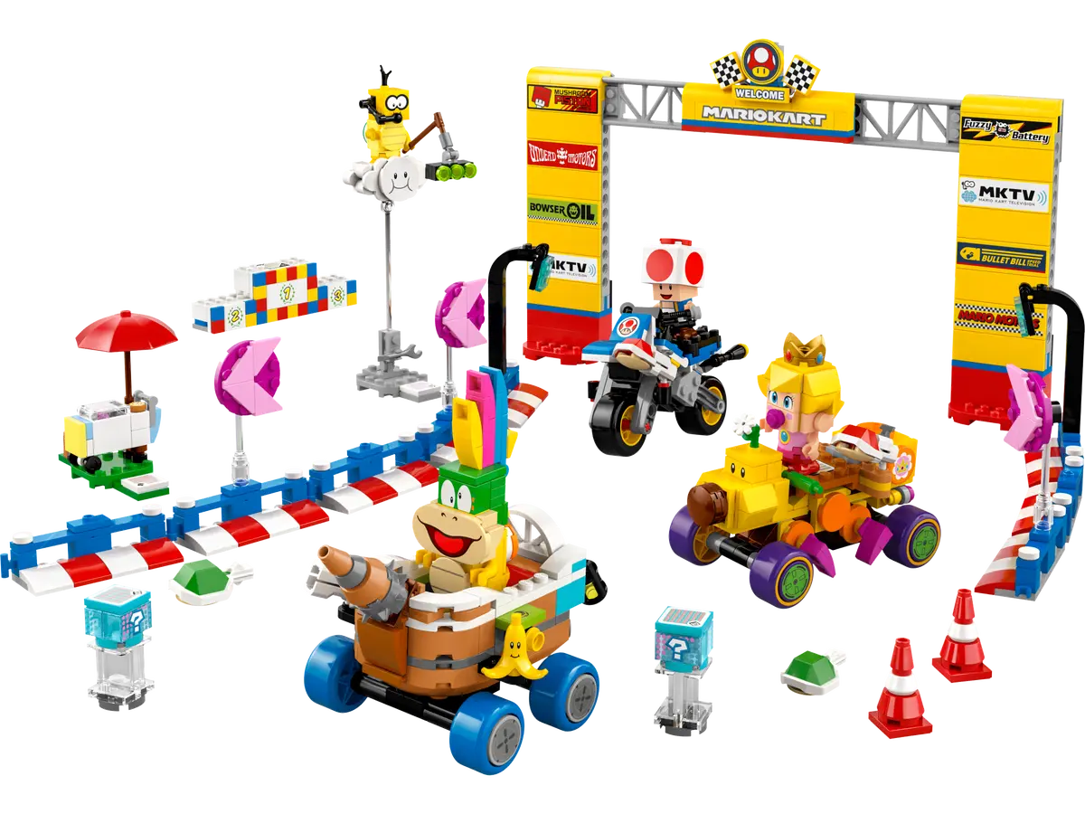 LEGO Super Mario 72036 Mario Kart: Pack Baby Peach e Gran Premio