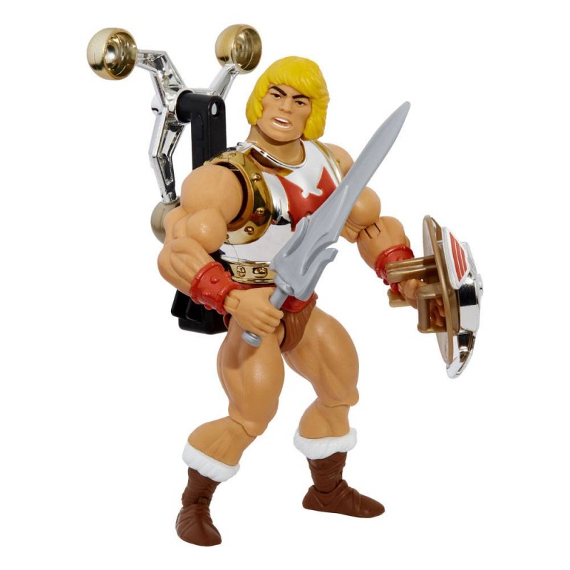 Masters of the Universe Origins Deluxe Action Figure 2022 Flying Fists He-Man