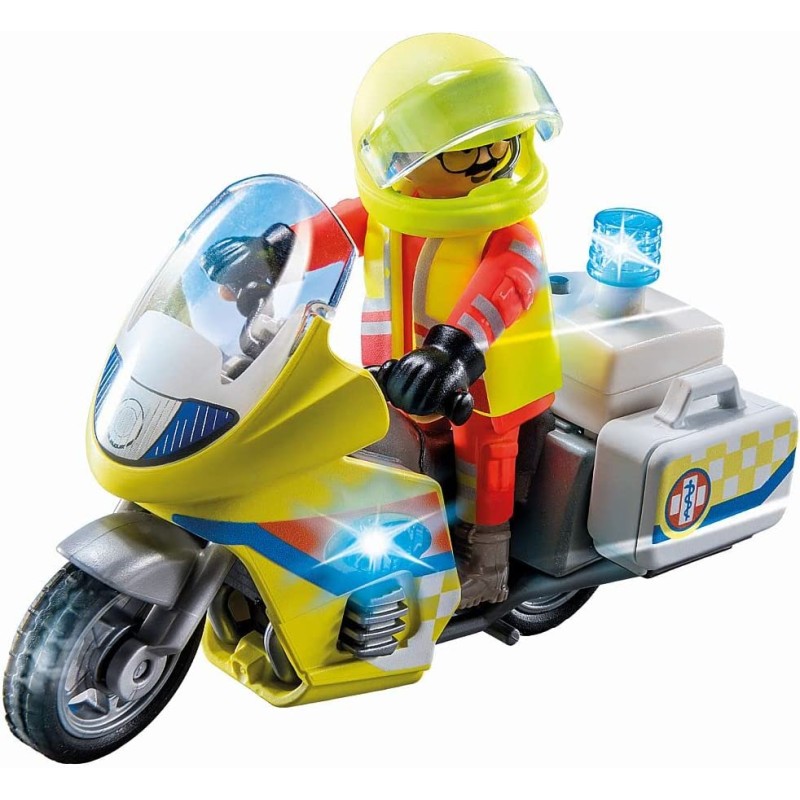 Playmobil Soccorritore con moto