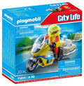 Playmobil Soccorritore con moto