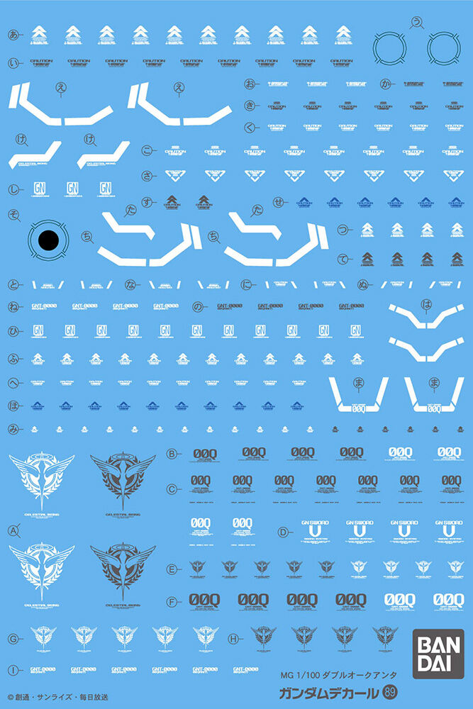 Gundam Decal (MG) for 00 QAN[T]