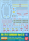 Gundam Decal for MG Gundam Ver.2.0 Real Type