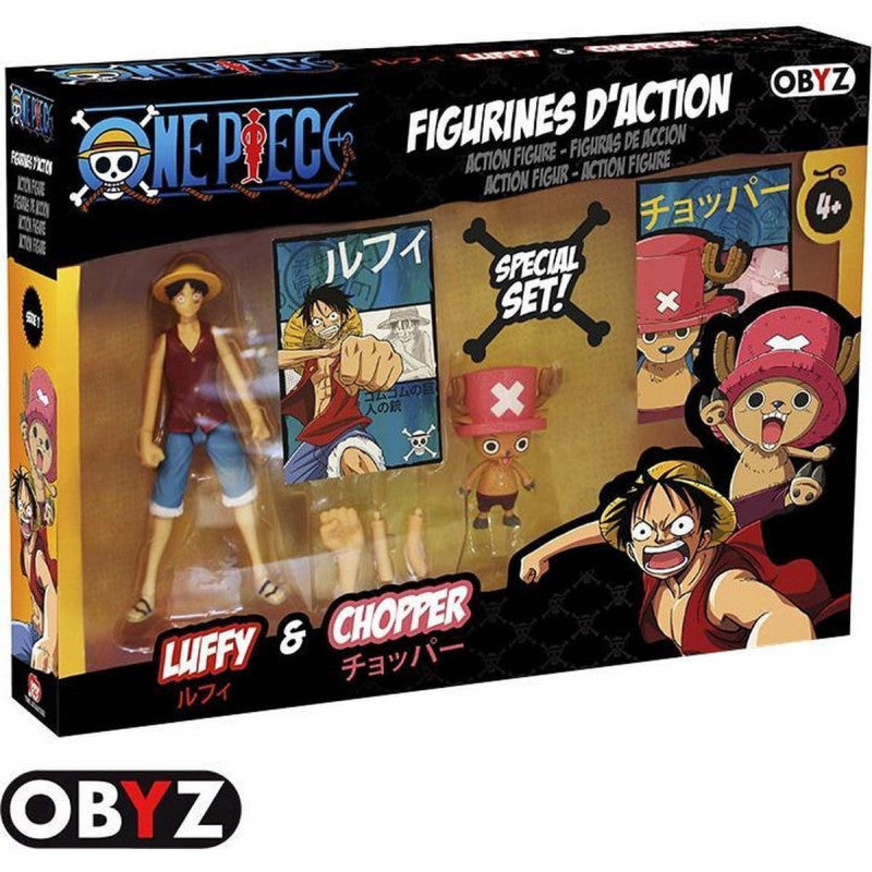 ONE PIECE - Figurine - Pack figurines 12 cm Luffy et Chopper