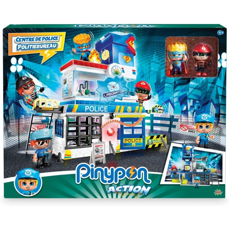 Pinypon Action – Stazione poliza + 2 personaggi