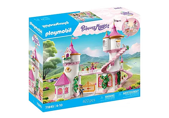 Castello delle principesse con coppia reale