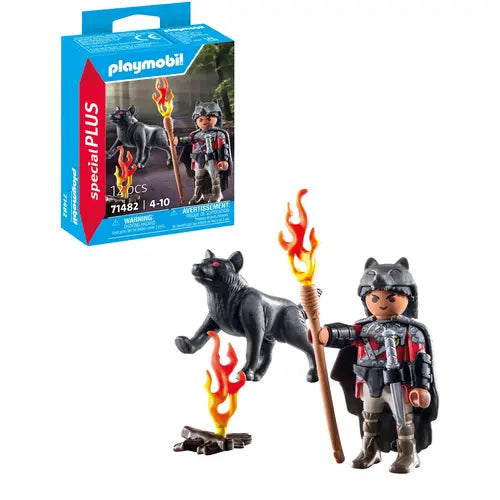Guerriero con lupo Playmobil 71482