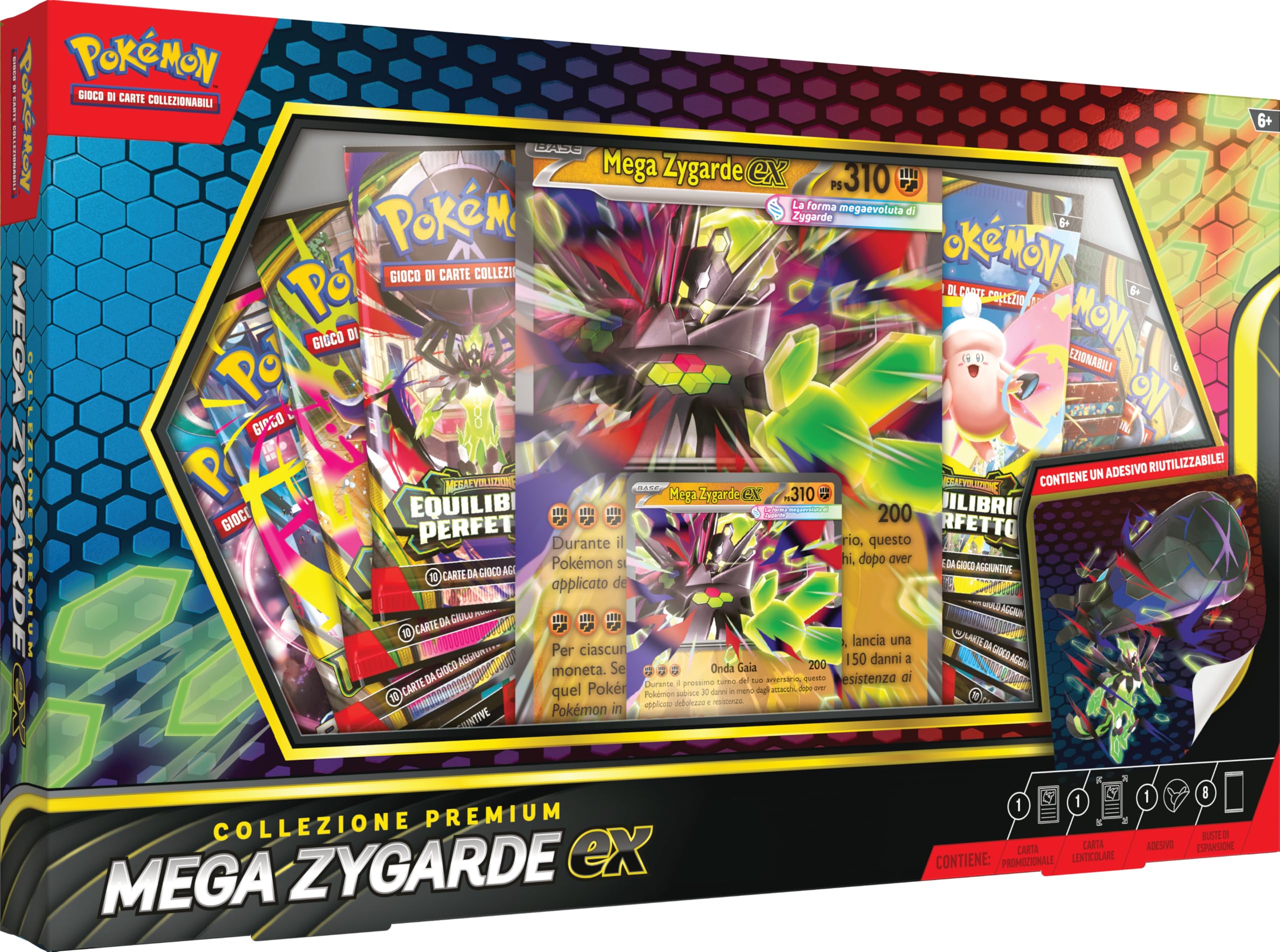 POKEMON Mega Zygarde Ex collezione premium