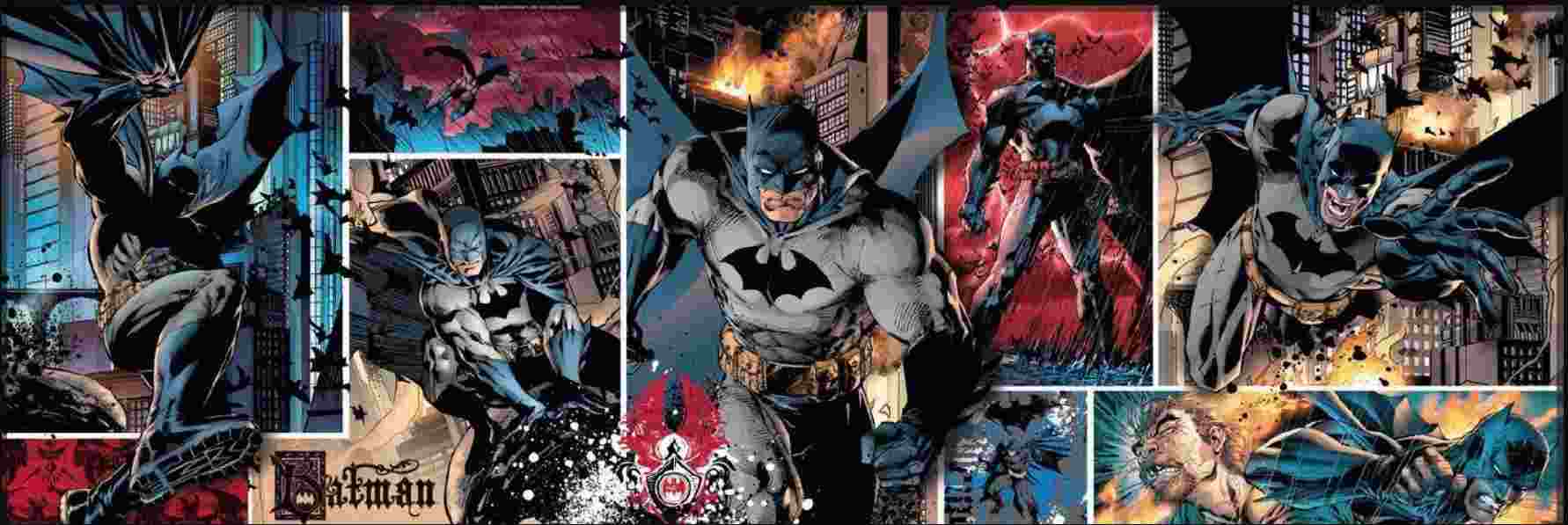 Batman Panorama puzzle 1000