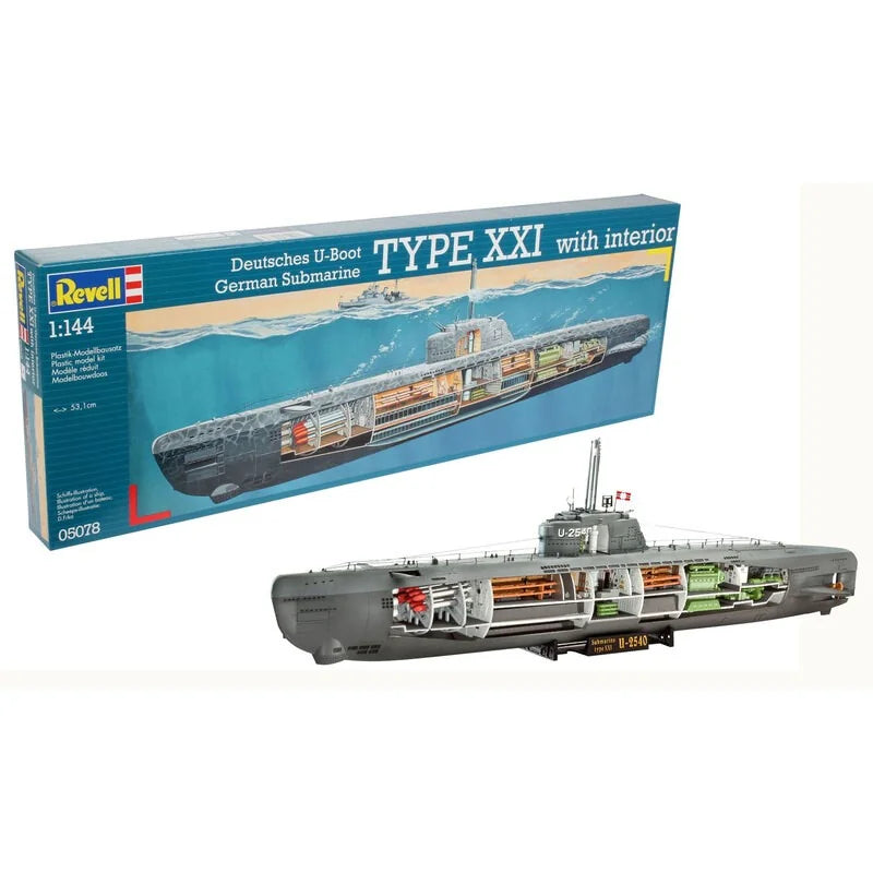U-Boat XXI Type w. Interieur