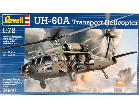 UH-60A Transport Helicopter Plastic Model Kit