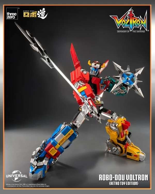 Robo-Dou Voltron Retro Toy Edition Action Figure