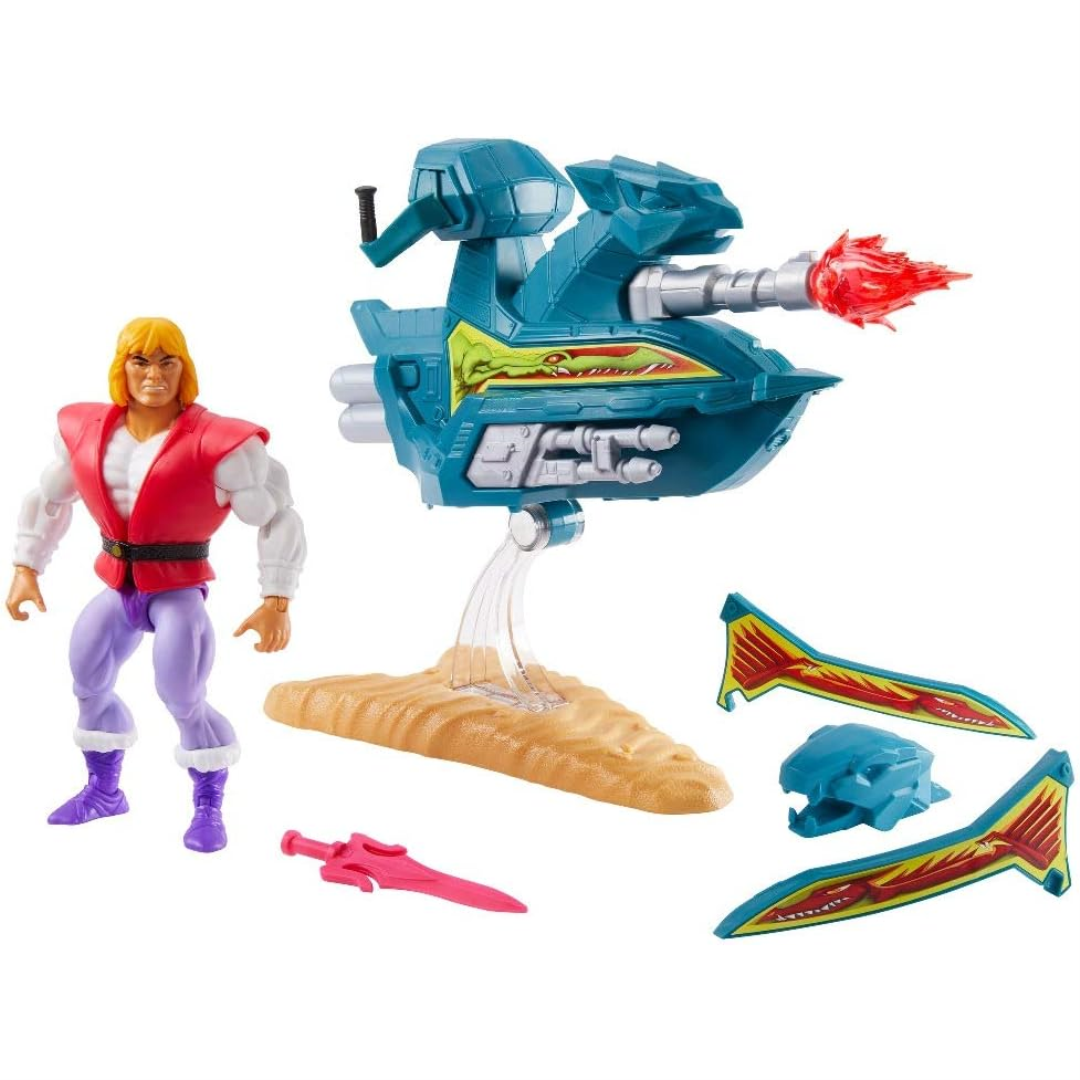 Masters of the Universe Origins Action Figure 2020 Prince Adam with Sky Sled