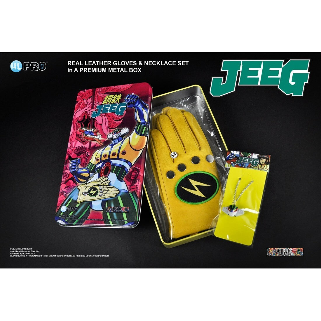 Kotetsu Jeeg Robot Metal Box set Size L