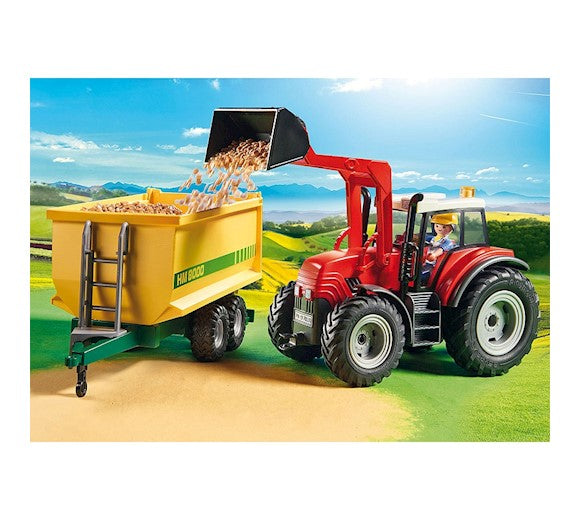 Playmobil Trattore con rimorchio