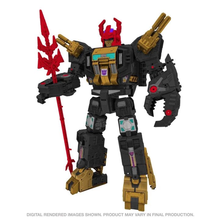 Tranformers Gensel Titan Black Zarak Action Figure