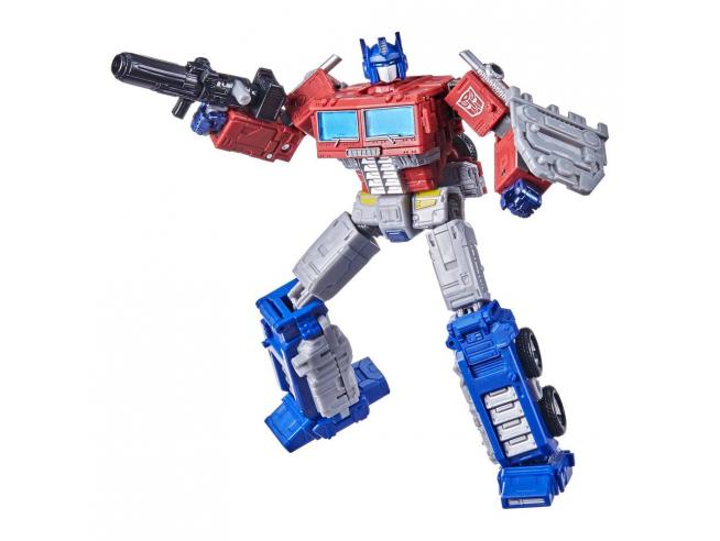 Transformers Generations War for Cybertron: Kingdom Action Figur Leader Class Optimus Prime