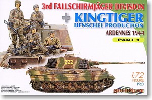 WW.II German Armed Forces The Third Descent Hunting Soldier Division w/king Tiger