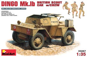 Dingo Mk.1b British Armored Car w/Crew