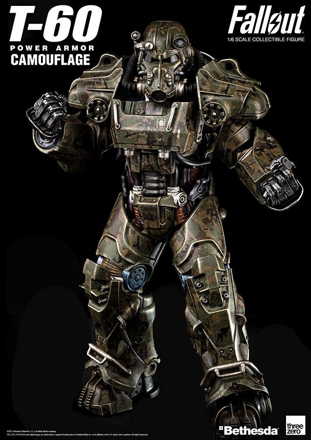 Fallout  T-60 Camouflage Power Armor Action Figure