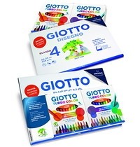 Giotto offerta lancio Album disegno A4 ruvido 48 pennarelli Turbo color