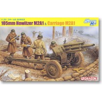 105mm Howitzer M2A1 & Carriage M2A1 with Crews