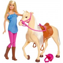Barbie Bambola con Cavallo e Accessori