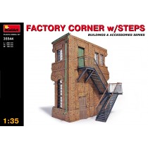 Factory Corner with steps by Miniart