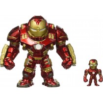 Marvel Jada Metals Die Cast Hulkbuster 15,5 cm con Iron Man figura rimovibile