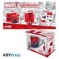 MARVEL - Pck Mug320ml + Keyring + Sticker "Spider-man"