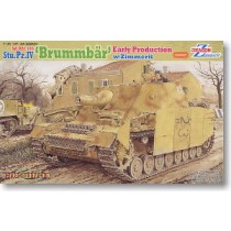 WW.II Strumpanzer IV Brummbar Sd.Kfz.166 Early Type w/Zimmerit Coating