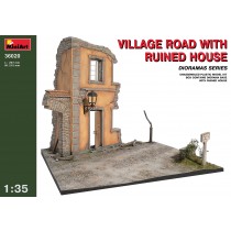 Village Road w/Ruined House by MiniArt