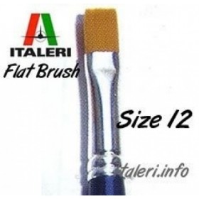 12 Brush Synthetic Flat