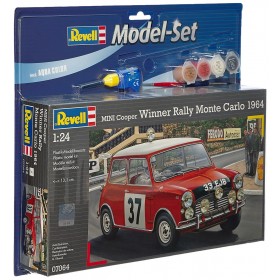 Model set Mini Cooper Winner Rally Monte Revell