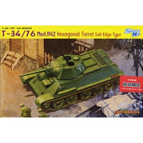 Soviet T-34/76 1942 Hexagonal Turret Soft Edge Type 