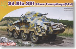 Sd.Kfz.231 8-Rad w/2cm KwK 30 Cannon Plus MG34 Machine Gun