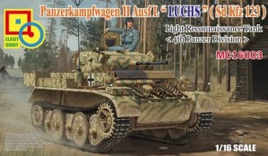 WWII PANZER II AUSF L LUCHS 4TH PANZER DIVISION by Classy Hobby