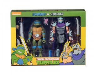 TMNT Cartoon Leonardo VS Shredder