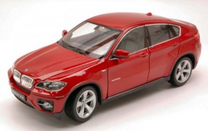 BMW X6 2009 Red Metallic by Welly