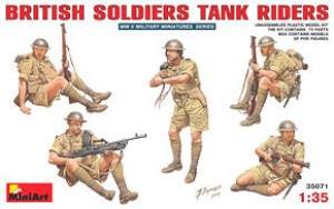 British Soldiers Tank Riders 