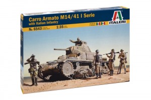 Carro Armato M14/41 Serie with Italian Infantry Italeri