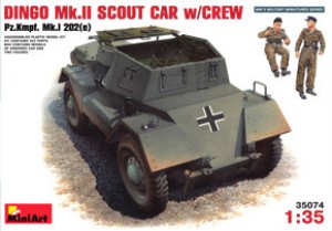 Dingo Mk.II Scout Car - Pz.Kmpf. Mk.I 202(e) w/Crew