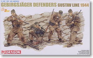 Gebirgsjäger Defense Gustav Line 1944
