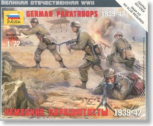 German Paratrooper Figure Set