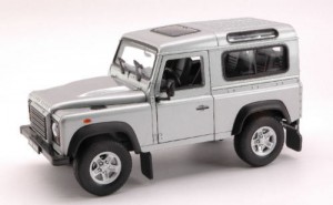 Land Rover Defender 90 1984 Silver by Welly