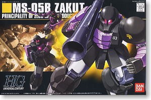 MS-05 Zaku I The Black Tri-Star HGUC
