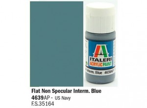 Flat non specular intermedium blue